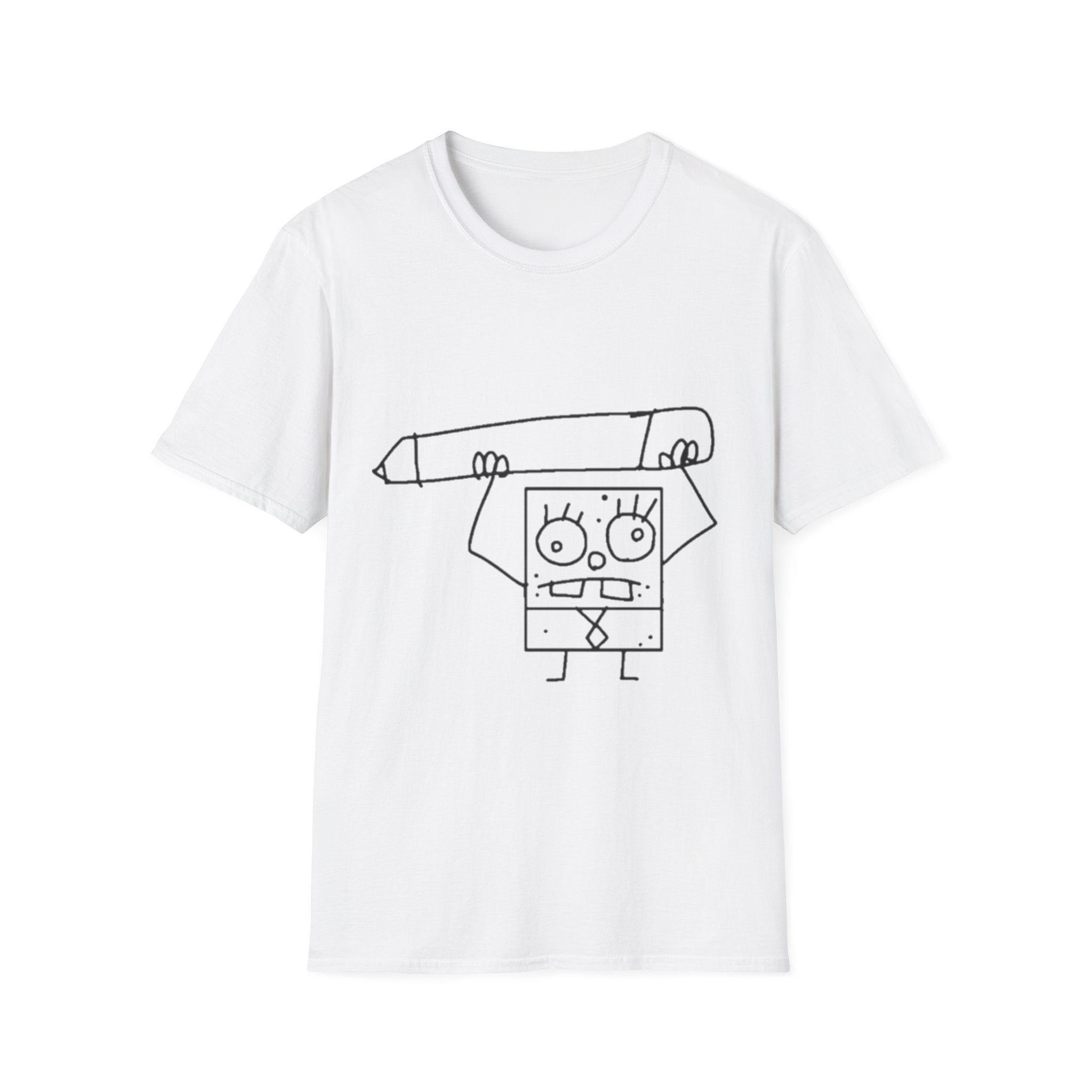 Annoying Sponge with Pencil Shirt